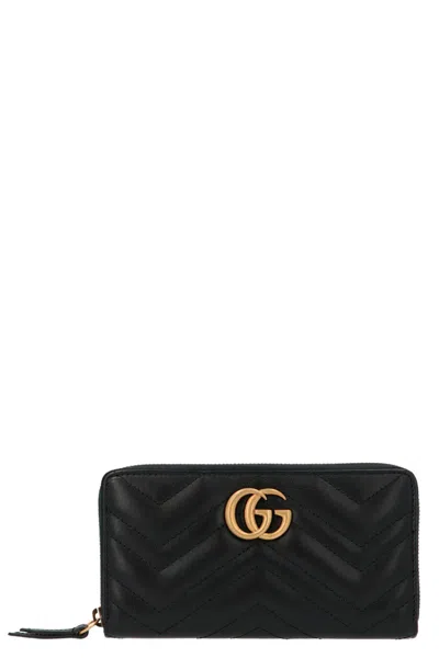 Gucci Women 'gg Marmont 2.0' Wallet In Black