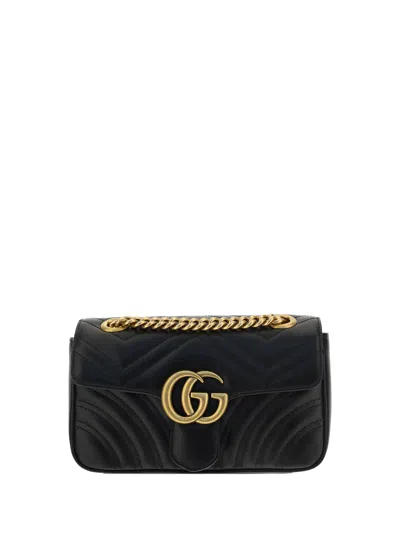 Gucci Women Gg Marmont 2.0 Shoulder Bag In Black