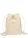 Gucci Gg Marmont Small Bucket Bag In Nude