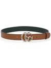 Gucci Gg Marmont Belt In Brown