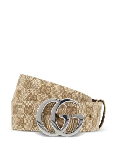 Gucci Women Gg Marmont Belt In Brown