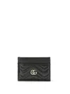 Gucci Women Gg Marmont Cardholder In Black