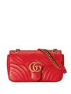 Gucci Women Gg Marmont Leahter Shoulder Bag In Multicolor