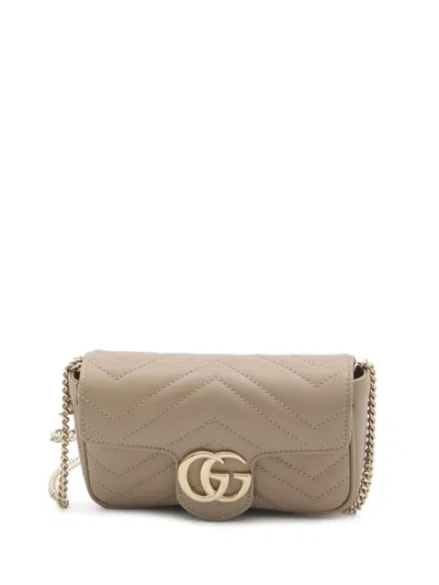 Gucci Women Gg Marmont Leather Mini Bag In Multicolor