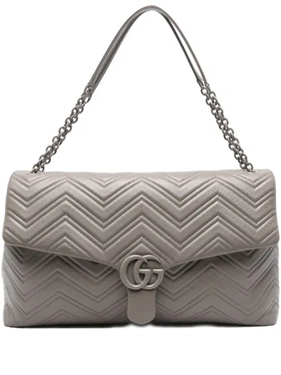 Gucci Women Gg Marmont Maxi Leather Shoulder Bag In Multi