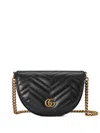 Gucci Mini Gg Marmont Cross Body Bag In Black