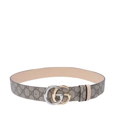 Gucci Women Gg Marmont Reversible Belt