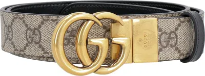 Gucci Women's Gg Marmont Reversible Belt | Size 85 | 65941792tic Color 9769 In Multicolor