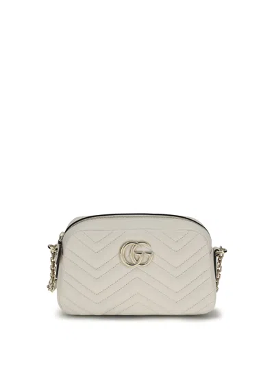 Gucci Women Gg Marmont Shoulder Bag In Gray