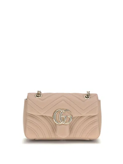 Gucci Women Gg Marmont Small Shoulder Bag In Neutral
