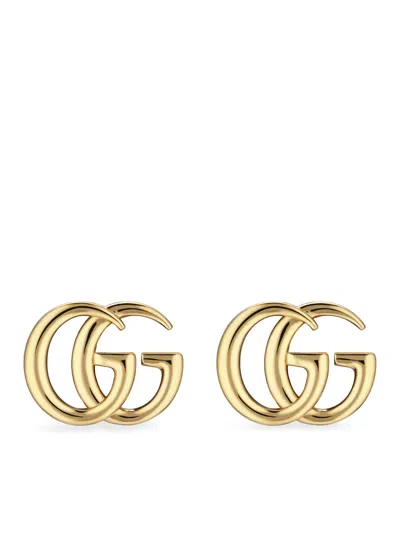Gucci Women Gg Marmont Stud Earrings In Gold