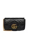 Gucci Gg Marmont Leather Wallet On Chain
