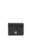 Gucci Women Gg Marmont Wallet In Brown