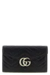 Gucci 'gg Marmont' Wallet On Chain In Black