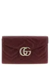 Gucci Gg Marmont Wallet On Chain In Red