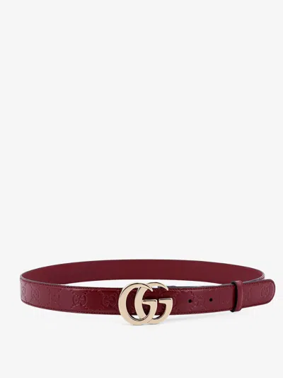 Gucci Women Gg Milano Leather Belt