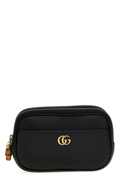 Gucci Black Double G Super Mini Bag