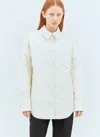 Gucci Women Gg Padded Overshirt In Neutral