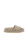 Gucci Women Gg Pattern Platform Sandals