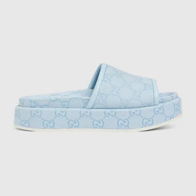 GUCCI GUCCI WOMEN'S GG PLATFORM SANDAL