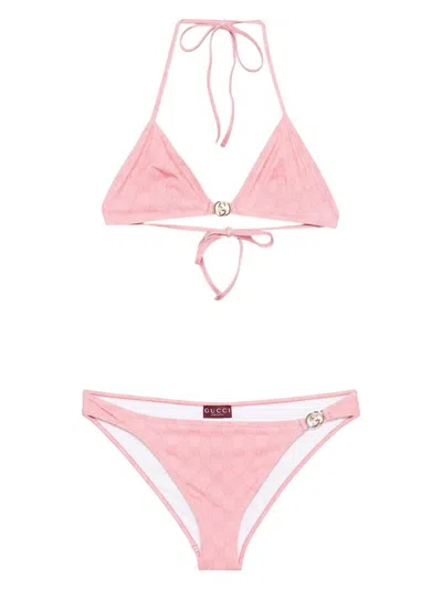 GUCCI WOMEN'S GG PRINTED BIKINI HIPSTER