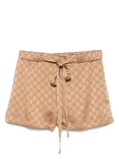 Gucci Women's Gg Satin Shorts