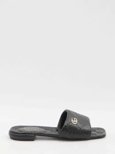 Gucci Women Gg Slide Sandals