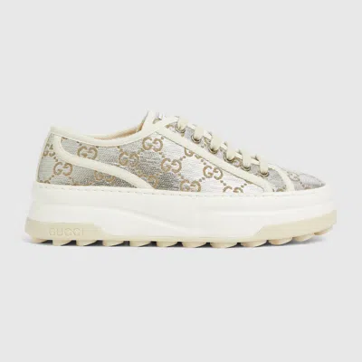 Gucci Women's Gg Sneaker In Silver