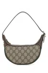 Gucci Women Gg Supreme Fabric And Leather Mini Ophidia Shoulder Bag