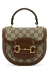 Gucci Women Gg Supreme Fabric Mini Horsebit 1955 Handbag In Multicolor