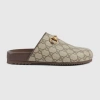 Gucci Women's Horsebit Slipper In Beige