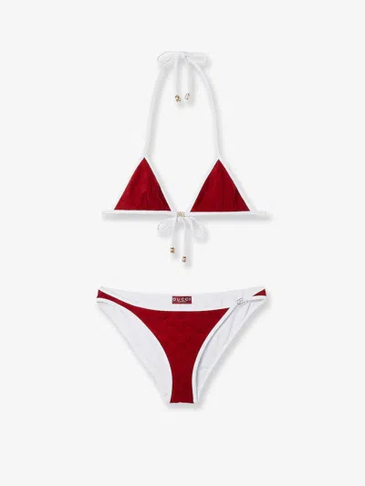 Gucci Women Gg Terry-cloth Bikini In Multi
