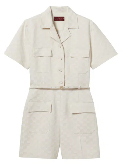 Gucci Women Gg Tracksuit In White