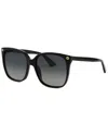 Gucci Oversize Gradient Square Sunglasses