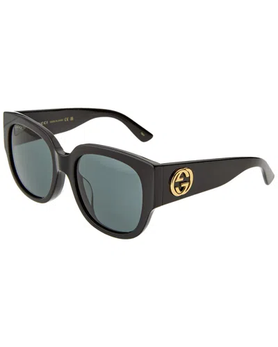 Gucci Women's Gg0142san 55mm Sunglasses In Black