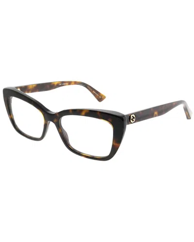 Gucci Women's Gg0165o 51mm Optical Frames In Brown