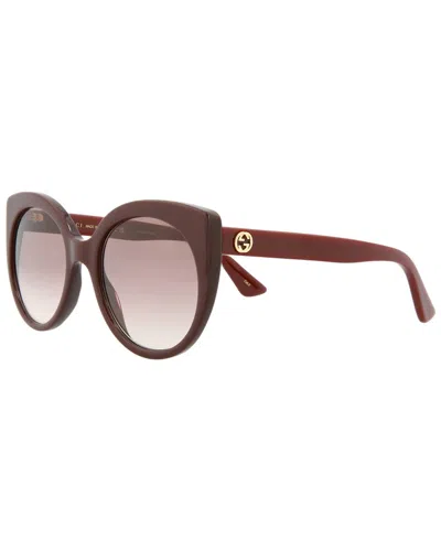 Gucci Women's Gg0325s 55mm Sunglasses In Red