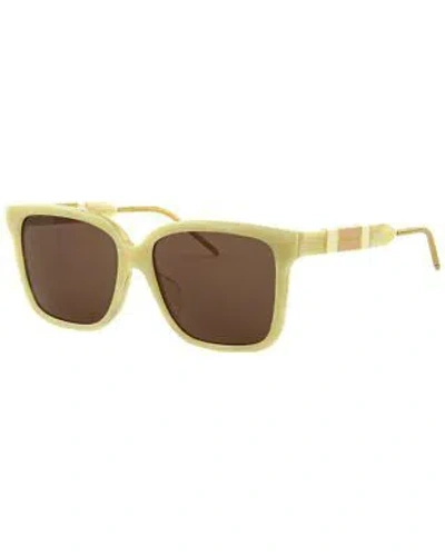 Pre-owned Gucci Women's Gg0599sa 56mm Sunglasses Women's In Brown