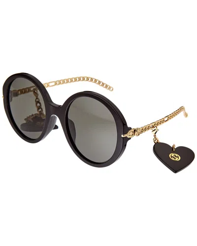 Gucci Women's Gg0726s 56mm Sunglasses In Black