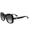 Gucci Gg0762s W 001 Butterfly Sunglasses
