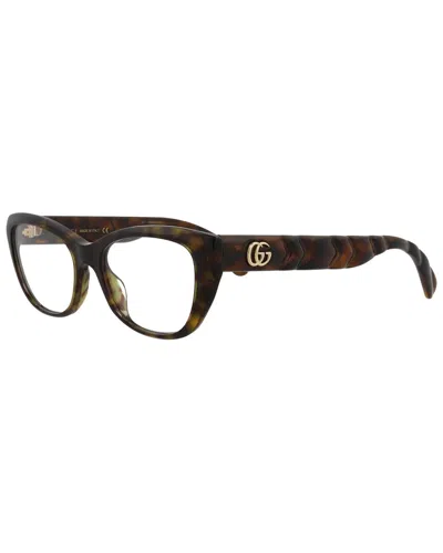 Gucci Women's Gg0813o 52mm Optical Frames In Brown