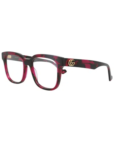 Gucci Women's Gg0958o 52mm Optical Frames In Red