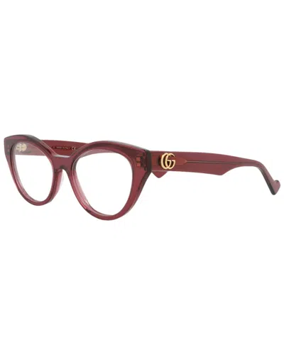 Gucci Women's Gg0959o 51mm Optical Frames In Burgundy