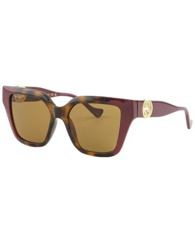 Gucci Women's Gg1023s 54mm Sunglasses In Brown