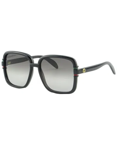 Gucci Women's Gg1066s 59mm Polarized Sunglasses In Black
