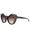 Gucci Hollywood Forever 52mm Cat Eye Sunglasses