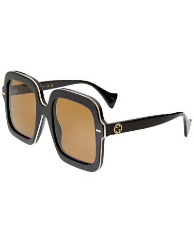 Gucci Women's Gg1241s 56mm Sunglasses In Black