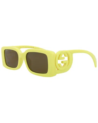 Gucci Women's Gg1325s 54mm Sunglasses In Yellow
