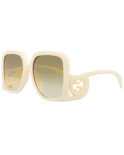 Gucci Women's Gg1326s 58mm Sunglasses In Nude
