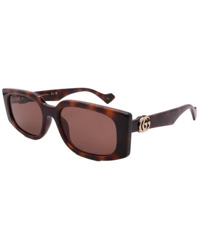 Gucci Women's Gg1534s 55mm Sunglasses In Brown